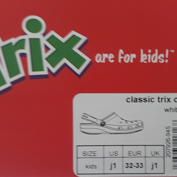 (New) Crocs Trix Cereal Clogs (kid size: J1) - Picture 9 of 10
